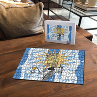 Custom Uruguay Rugby 2026 Puzzle Sun Of May and Lapwing