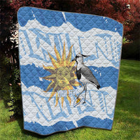 Custom Uruguay Rugby 2026 Quilt Sun Of May and Lapwing