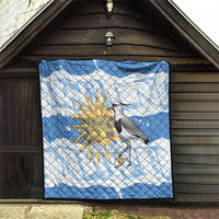 Custom Uruguay Rugby 2026 Quilt Sun Of May and Lapwing