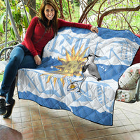 Custom Uruguay Rugby 2026 Quilt Sun Of May and Lapwing
