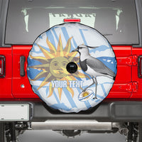 Custom Uruguay Rugby 2026 Spare Tire Cover Sun Of May and Lapwing