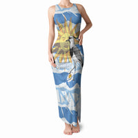 Custom Uruguay Rugby 2026 Tank Maxi Dress Sun Of May and Lapwing