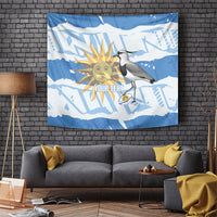 Custom Uruguay Rugby 2026 Tapestry Sun Of May and Lapwing