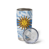 Custom Uruguay Rugby 2026 Tumbler Cup Sun Of May and Lapwing