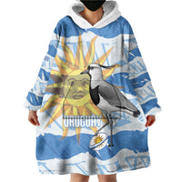 Custom Uruguay Rugby 2026 Wearable Blanket Hoodie Sun Of May and Lapwing
