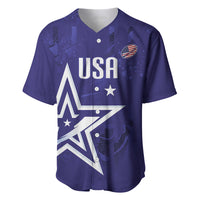 Custom United States Rugby 2026 Baseball Jersey Go USA Star Symbol