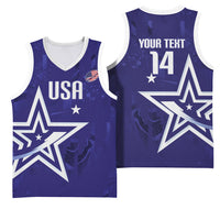 Custom United States Rugby 2026 Basketball Jersey Go USA Star Symbol