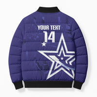 Custom United States Rugby 2026 Bomber Puffer Jacket Go USA Star Symbol