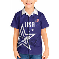 Custom United States Rugby 2026 Kid Hawaiian Shirt Go USA Star Symbol