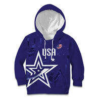 Custom United States Rugby 2026 Kid Hoodie Go USA Star Symbol