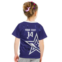 Custom United States Rugby 2026 Kid T Shirt Go USA Star Symbol