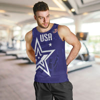 Custom United States Rugby 2026 Men Tank Top Go USA Star Symbol