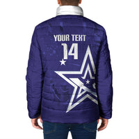 Custom United States Rugby 2026 Padded Jacket Go USA Star Symbol