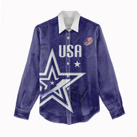 Custom United States Rugby 2026 Women Casual Shirt Go USA Star Symbol