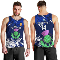 custom-scotland-rugby-men-tank-top-world-cup-2023-go-scottish-thistle-grunge-style