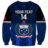 Custom Samoa Rugby Sweatshirt World Cup 2023 Go Champions Manu Samoa - Wonder Print Shop