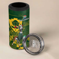 South Africa And Scotland Rugby 4 in 1 Can Cooler Tumbler Springboks Thistle Together - Wonder Print Shop