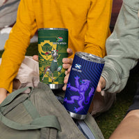 South Africa And Scotland Rugby Tumbler Cup Springboks Thistle Together - Wonder Print Shop