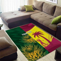 South Africa West Indies Cricket Custom Area Rug Proteas Windies Together - Wonder Print Shop