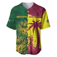 South Africa West Indies Cricket Custom Baseball Jersey Proteas Windies Together - Wonder Print Shop