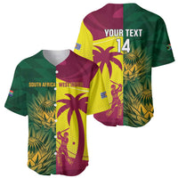 South Africa West Indies Cricket Custom Baseball Jersey Proteas Windies Together - Wonder Print Shop