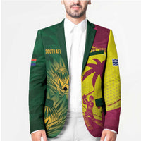 South Africa West Indies Cricket Custom Blazer Proteas Windies Together - Wonder Print Shop