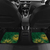 South Africa West Indies Cricket Custom Car Mats Proteas Windies Together - Wonder Print Shop