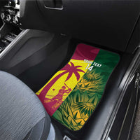 South Africa West Indies Cricket Custom Car Mats Proteas Windies Together - Wonder Print Shop