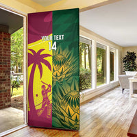 South Africa West Indies Cricket Custom Door Cover Proteas Windies Together - Wonder Print Shop