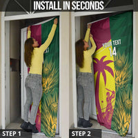 South Africa West Indies Cricket Custom Door Cover Proteas Windies Together - Wonder Print Shop