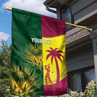 South Africa West Indies Cricket Custom Garden Flag Proteas Windies Together - Wonder Print Shop