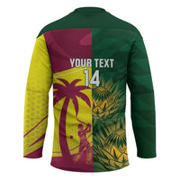 South Africa West Indies Cricket Custom Hockey Jersey Proteas Windies Together - Wonder Print Shop