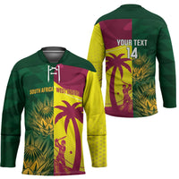 South Africa West Indies Cricket Custom Hockey Jersey Proteas Windies Together - Wonder Print Shop