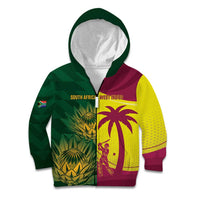 South Africa West Indies Cricket Custom Kid Hoodie Proteas Windies Together - Wonder Print Shop