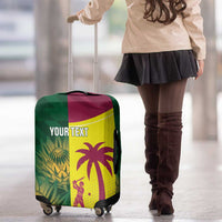 South Africa West Indies Cricket Custom Luggage Cover Proteas Windies Together - Wonder Print Shop