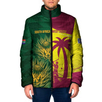 South Africa West Indies Cricket Custom Padded Jacket Proteas Windies Together - Wonder Print Shop