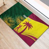 South Africa West Indies Cricket Custom Rubber Doormat Proteas Windies Together - Wonder Print Shop