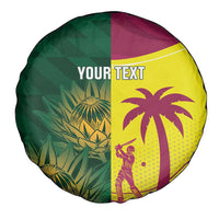 South Africa West Indies Cricket Custom Spare Tire Cover Proteas Windies Together - Wonder Print Shop