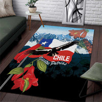 Chile Fiestas Patrias Area Rug Andean Condor Andes Mountains - Wonder Print Shop
