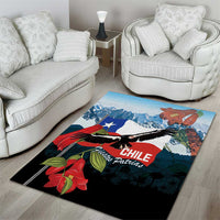 Chile Fiestas Patrias Area Rug Andean Condor Andes Mountains - Wonder Print Shop