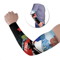 Chile Fiestas Patrias Arm Sleeves Andean Condor Andes Mountains - Wonder Print Shop