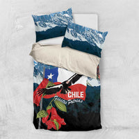Chile Fiestas Patrias Bedding Set Andean Condor Andes Mountains - Wonder Print Shop