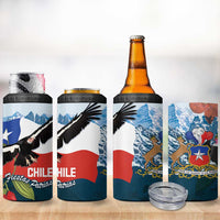 Chile Fiestas Patrias 4 in 1 Can Cooler Tumbler Andean Condor Andes Mountains - Wonder Print Shop