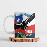 Chile Fiestas Patrias Ceramic Mug Andean Condor Andes Mountains - Wonder Print Shop