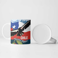 Chile Fiestas Patrias Ceramic Mug Andean Condor Andes Mountains - Wonder Print Shop