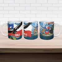 Chile Fiestas Patrias Ceramic Mug Andean Condor Andes Mountains - Wonder Print Shop