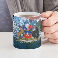Chile Fiestas Patrias Ceramic Mug Andean Condor Andes Mountains - Wonder Print Shop
