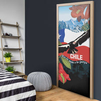 Chile Fiestas Patrias Door Cover Andean Condor Andes Mountains - Wonder Print Shop