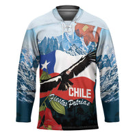 Chile Fiestas Patrias Hockey Jersey Andean Condor Andes Mountains - Wonder Print Shop