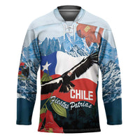 Chile Fiestas Patrias Hockey Jersey Andean Condor Andes Mountains - Wonder Print Shop
